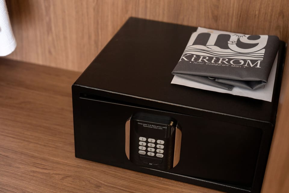 In-room safe, desk, soundproofing, iron/ironing board (on request)