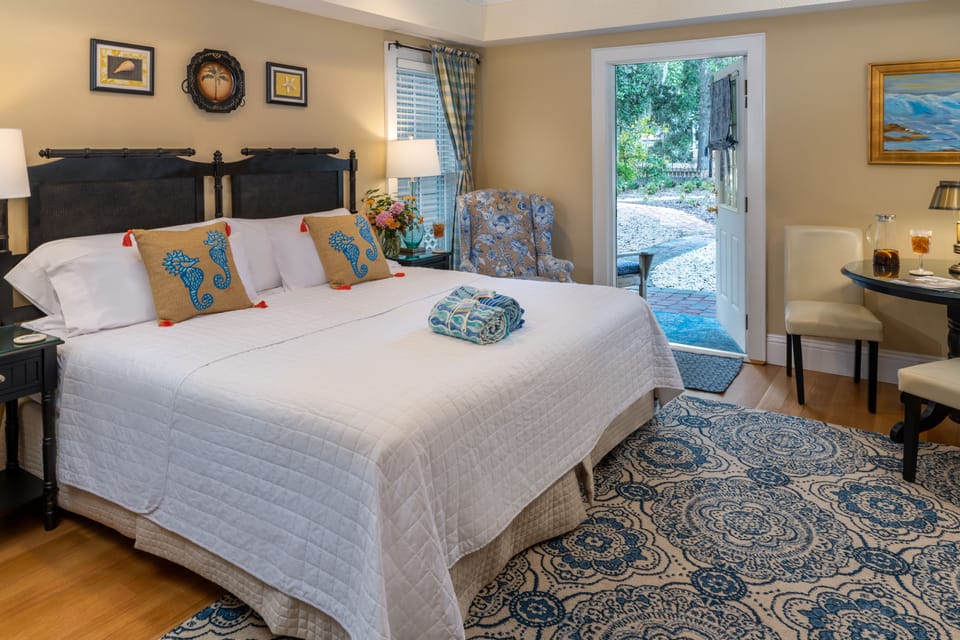 Island Getaway | Premium bedding, individually decorated, individually furnished