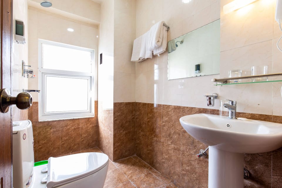 Premium Room | Bathroom | Shower, rainfall showerhead, free toiletries, hair dryer
