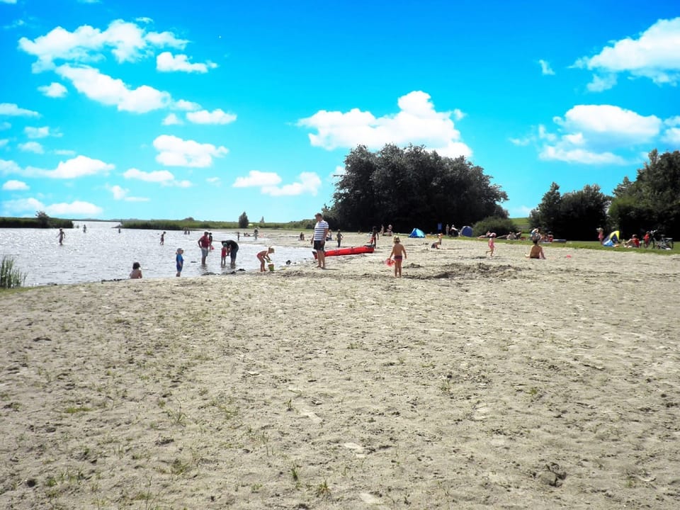 Waterfront Holiday Home Sonnenschein 4 Persons With Sauna Chalet in Anjum