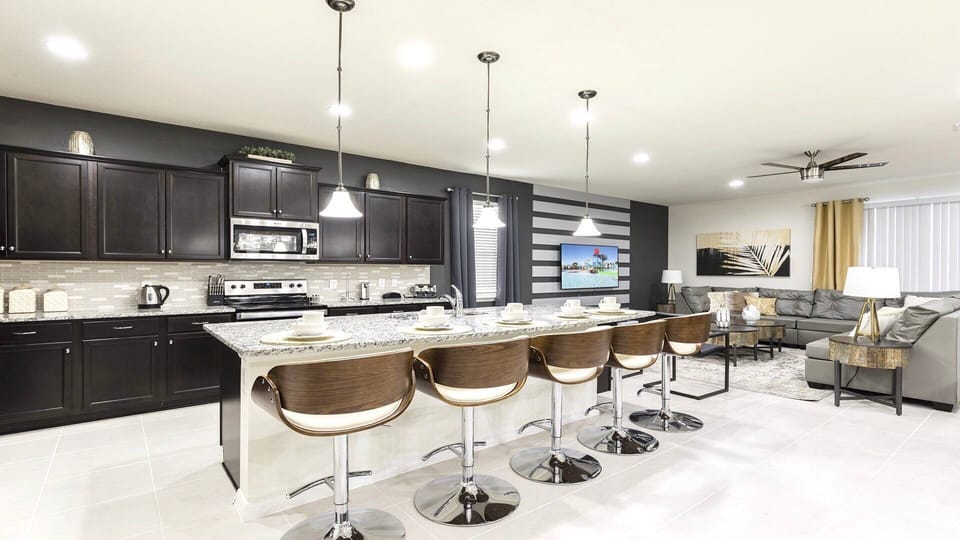 House, Multiple Beds, Pool Access, Pool View (2341LD WAW) | Private kitchen | Coffee/tea maker, electric kettle