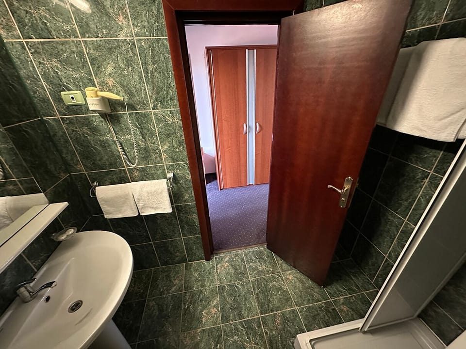 Deluxe Double or Twin Room | Bathroom | Shower, hydromassage showerhead, hair dryer, towels