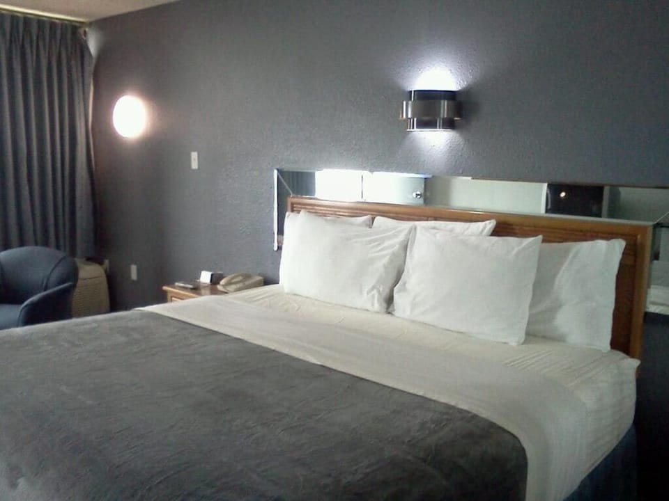 Deluxe Room, 1 King Bed | Blackout drapes, iron/ironing board, free cribs/infant beds, free WiFi