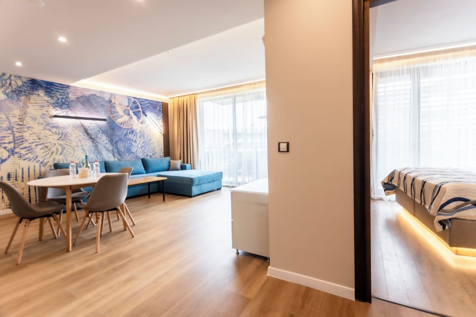 Apartment, 1 Bedroom | Minibar, in-room safe, soundproofing, free WiFi