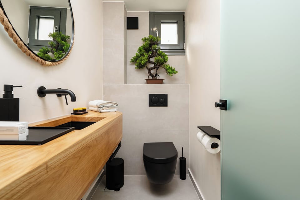 Executive Suite, Hot Tub | Bathroom | Shower, hydromassage showerhead, free toiletries, hair dryer