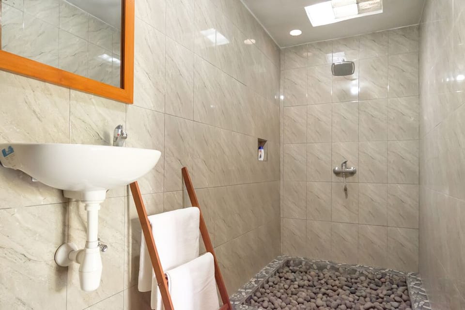 Bidet, towels