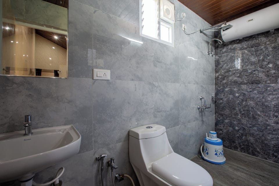 Deluxe Double Room | Bathroom | Shower, towels