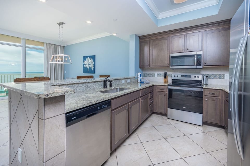 Condo, 2 Bedrooms | Private kitchen | Coffee/tea maker, fridge, oven