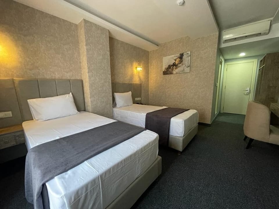 Standard Twin Room | Hypo-allergenic bedding, minibar, in-room safe, laptop workspace