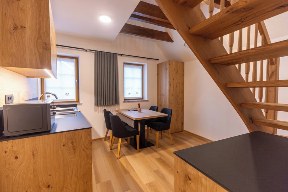 Gallery Apartment | Living area | 42-inch Smart TV with cable channels, heated floors