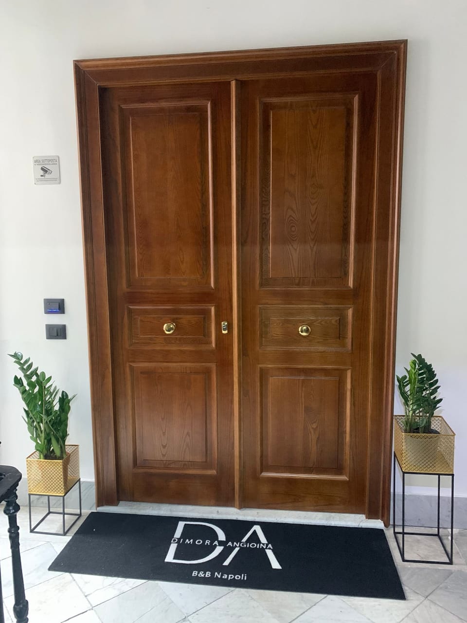 Interior entrance