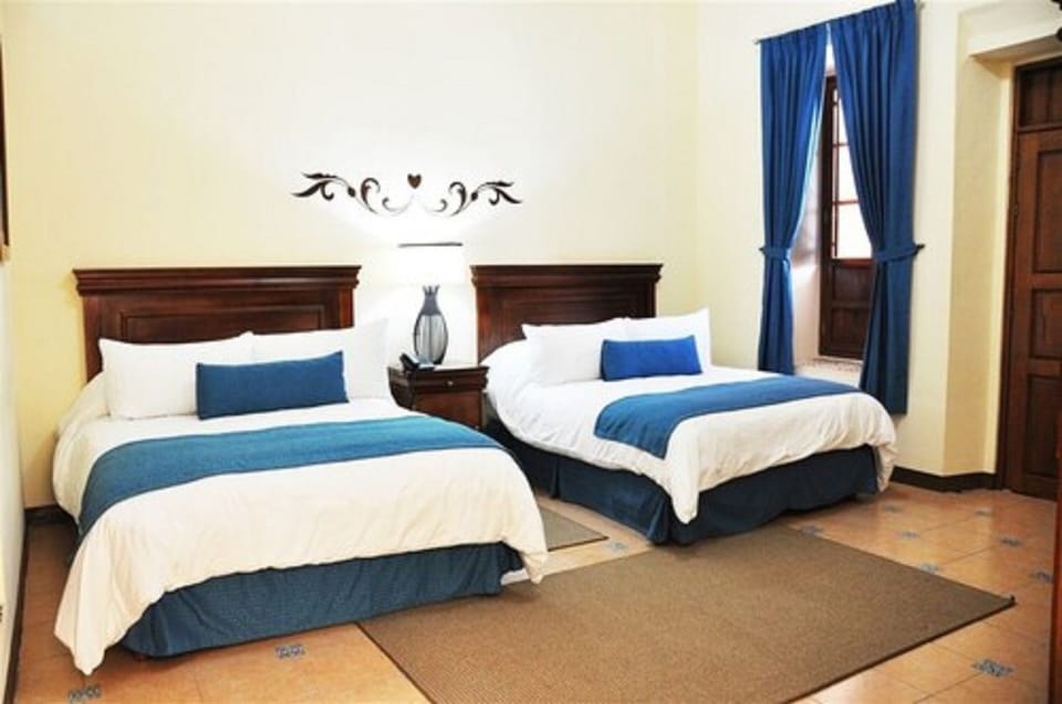 Deluxe Double Room, 2 Queen Beds | Egyptian cotton sheets, desk, WiFi (free)