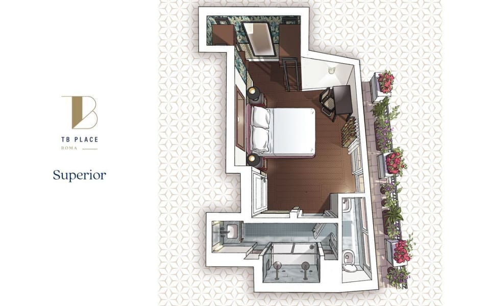 Superior Double Room, Balcony, City View | Egyptian cotton sheets, premium bedding, down comforters