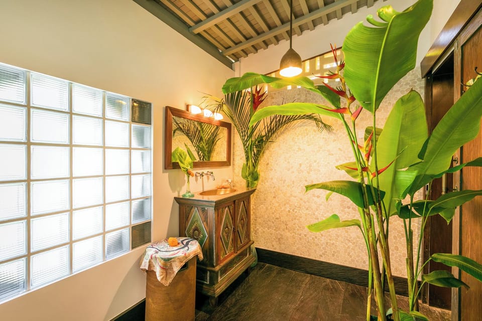 Panoramic Villa, 2 Bedrooms, Kitchenette, Pool View | Bathroom | Deep soaking tub, free toiletries, hair dryer, bathrobes