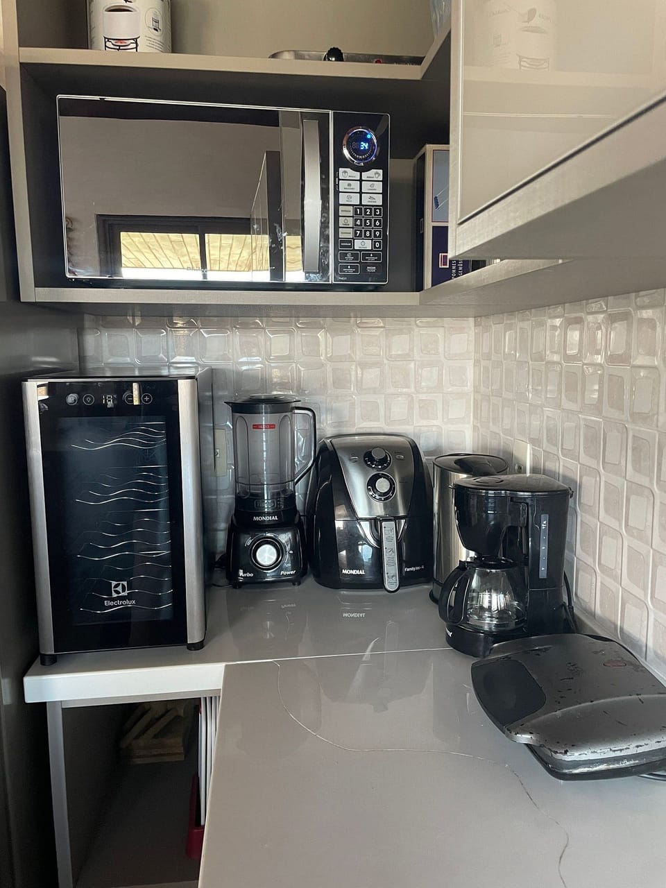 Apartment | Private kitchen | Fridge, microwave, cookware/dishes/utensils