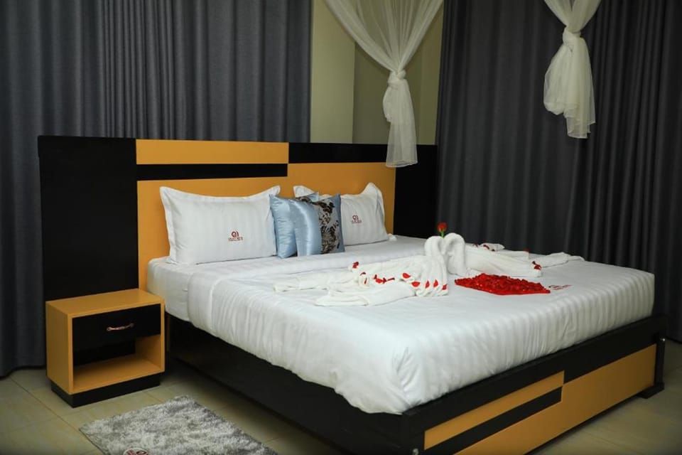 Premium bedding, memory foam beds, individually decorated