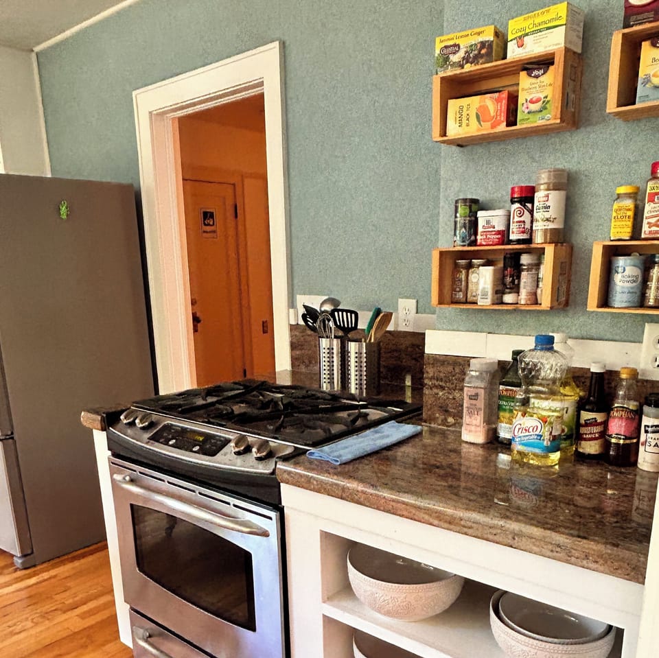 Shared fridge, microwave