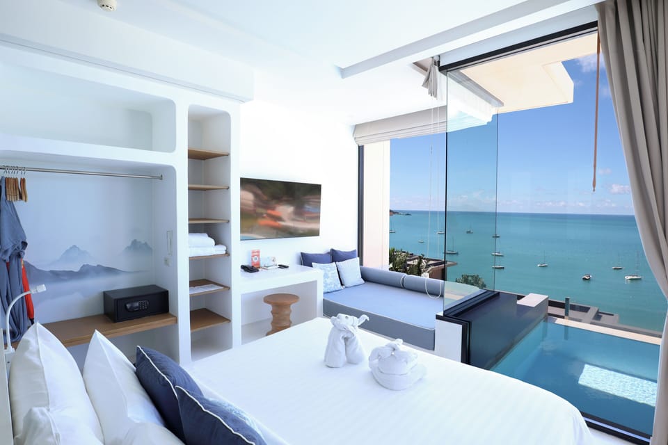Panoramic Pool Villa Room | Premium bedding, free minibar items, in-room safe, desk