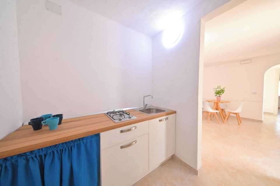 Classic Apartment | Private kitchen | Cookware/dishes/utensils, dining table