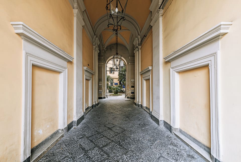 Interior entrance