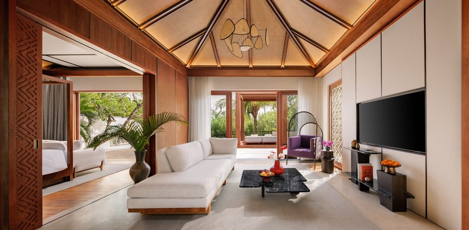 Room, 1 Bedroom, Garden View (Private Pool) | Premium bedding, minibar, in-room safe, individually decorated