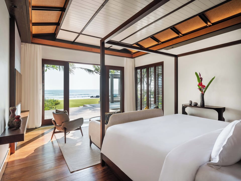 Room, 1 Bedroom, Beachfront (Private Pool) | Premium bedding, minibar, in-room safe, individually decorated
