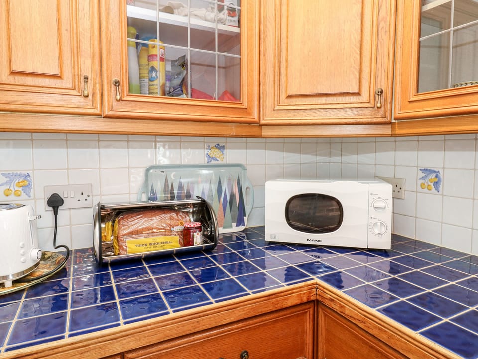 Fridge, dishwasher, electric kettle, toaster