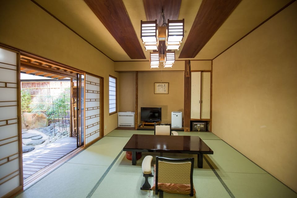 Japanese Style Room with Private Open-air Bath, Main Building | Premium bedding, in-room safe