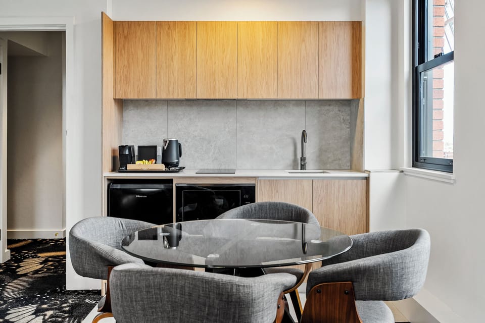 Standard Suite, 2 Bedrooms, Kitchenette (Hampden Suite) | Private kitchenette | Fridge, oven, espresso maker, coffee/tea maker