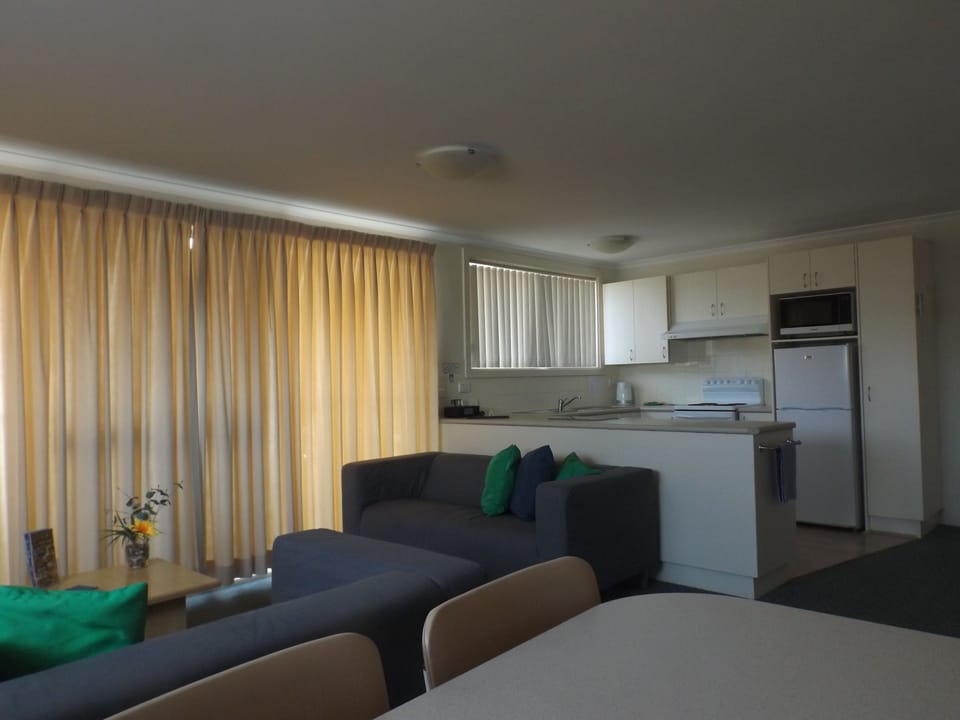 Flat-screen TV, DVD player