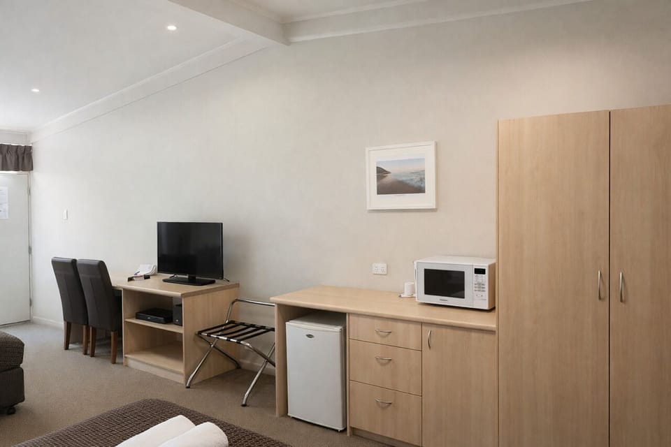 Deluxe Large Twin Room | Desk, laptop workspace, blackout drapes, iron/ironing board