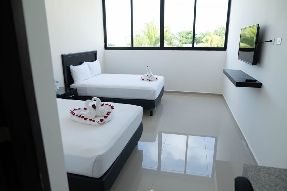 Superior Double Room, 2 Double Beds | Premium bedding, pillowtop beds, laptop workspace, WiFi (free)