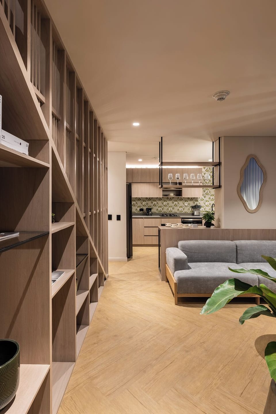 Luxury Apartment | Living area | 50-inch flat-screen TV with cable channels