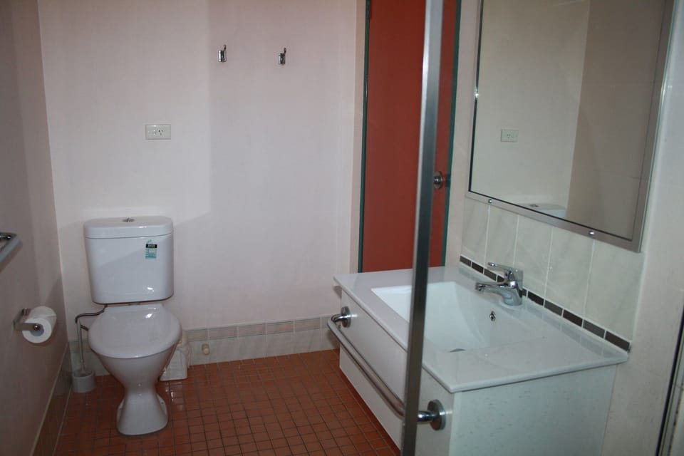 Shower, hair dryer (on request), towels