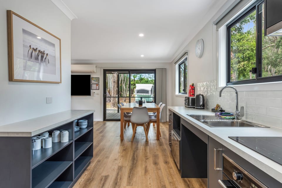 2 Bedroom Family Cabin - Wheelchair Accessible | Private kitchen | Shared fridge, microwave