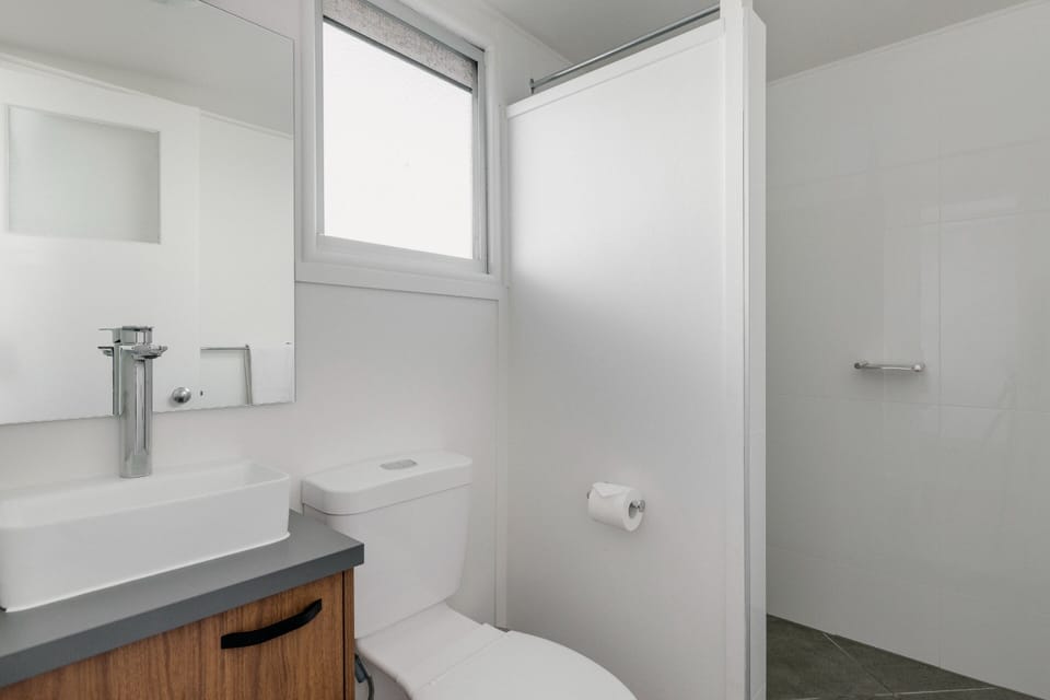Shower, towels