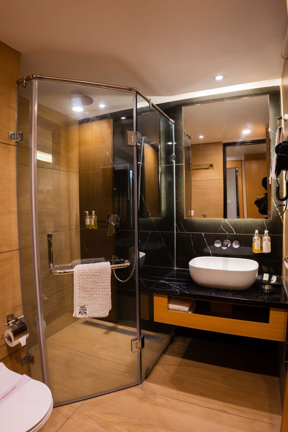 Deluxe Single Room, 1 Bedroom, City View | Bathroom | Shower, rainfall showerhead, free toiletries, hair dryer