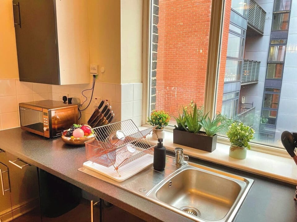 Standard Apartment | Private kitchen | Fridge, microwave, oven, dishwasher