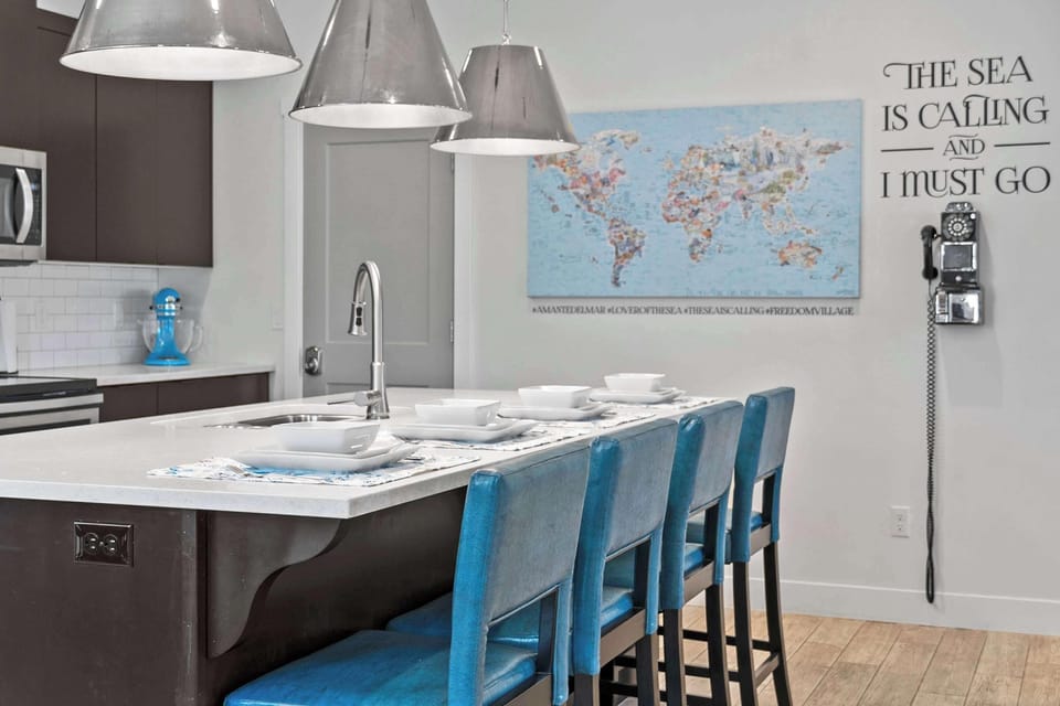 Condo, Multiple Beds, Patio, Mountain View (By the Sea) | Private kitchen | Fridge, microwave, oven, stovetop