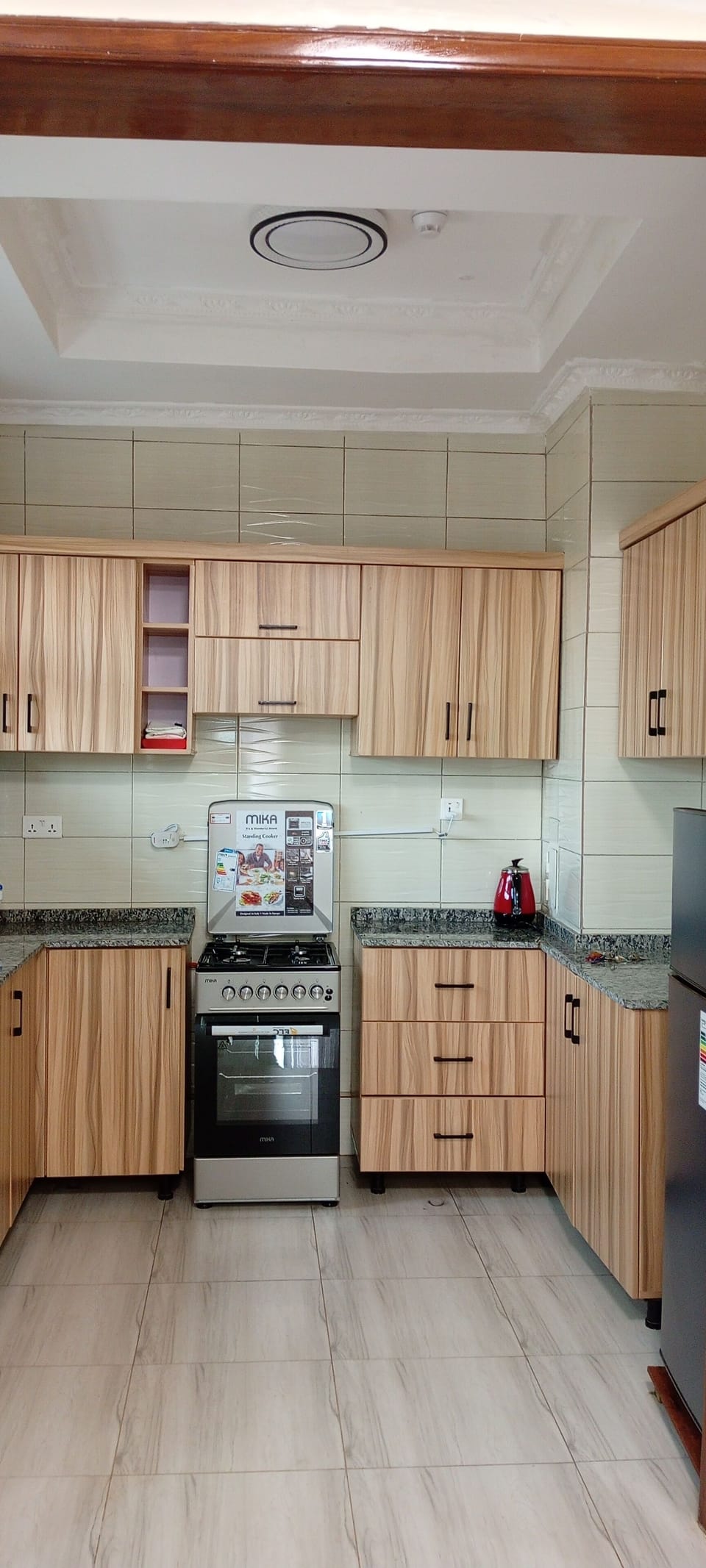 Fridge, microwave, dishwasher, rice cooker