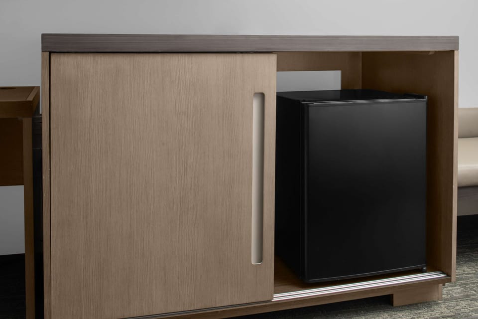 In-room safe, desk, laptop workspace, blackout drapes