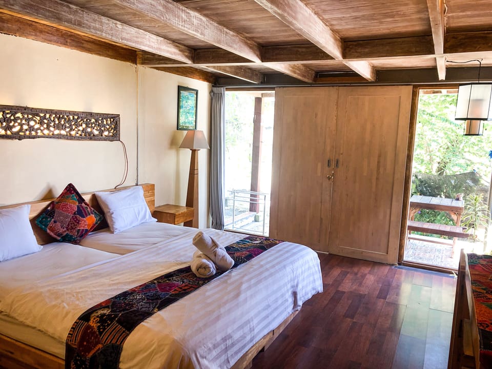 Double Room, Garden View | Premium bedding, desk, laptop workspace, free WiFi