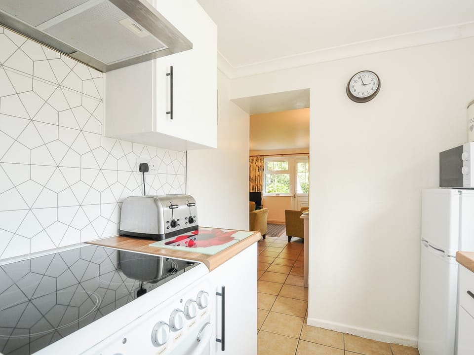 Fridge, dishwasher, electric kettle, toaster