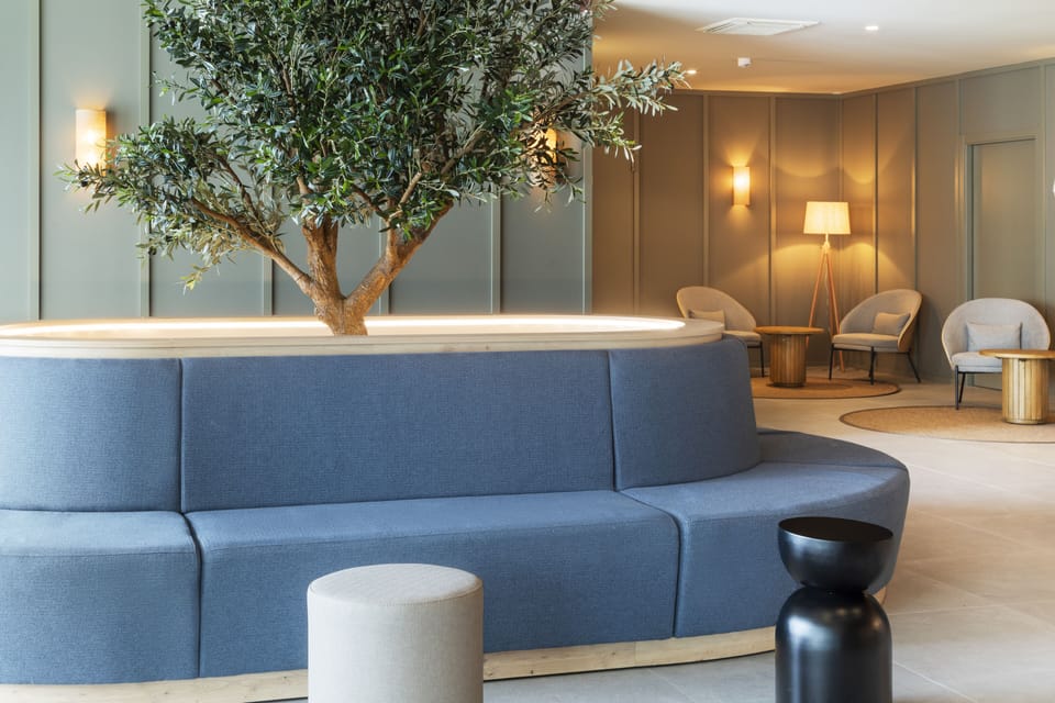 Lobby sitting area