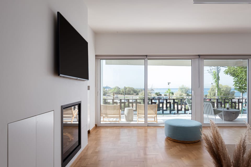 City Apartment | Living area | 50-inch Smart TV with digital channels, Netflix, streaming services
