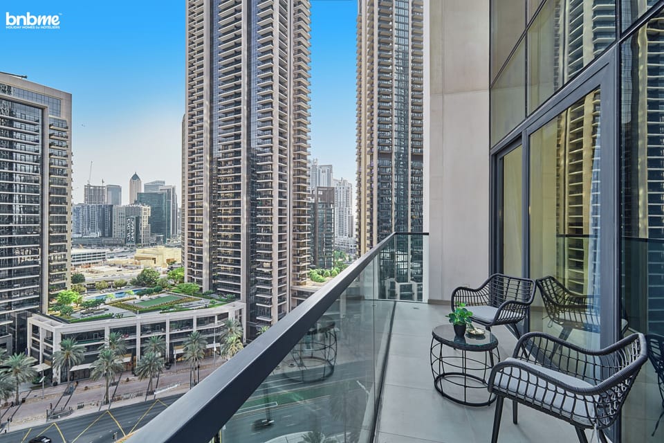 Premium Apartment, 1 King Bed, City View | Balcony view