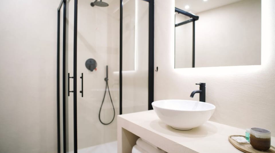 Deluxe Room | Bathroom | Shower, rainfall showerhead, free toiletries, hair dryer