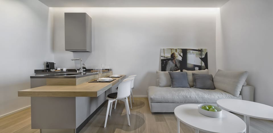 Luxury Condo | Living area | 42-inch flat-screen TV with digital channels