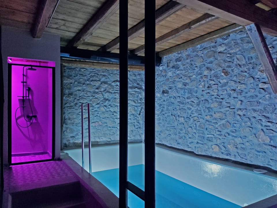 Indoor pool, open 10:00 AM to 4:00 PM, sun loungers