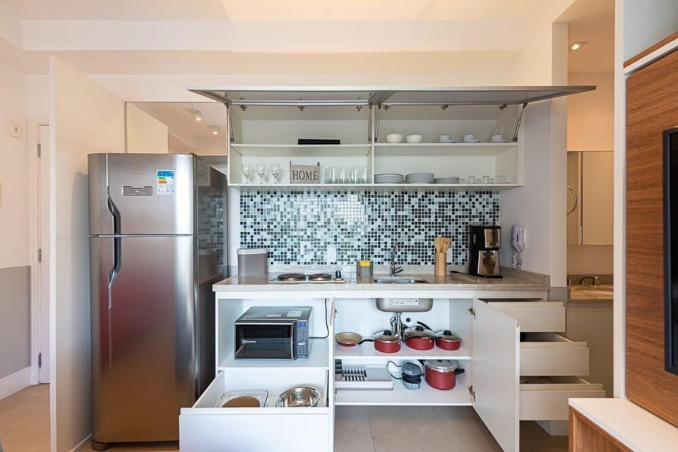 Apartment | Private kitchen | Fridge, cookware/dishes/utensils